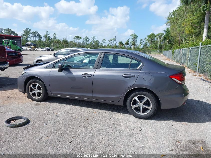 VIN 19XFB2F7XFE087555 2015 Honda Civic, SE no.14