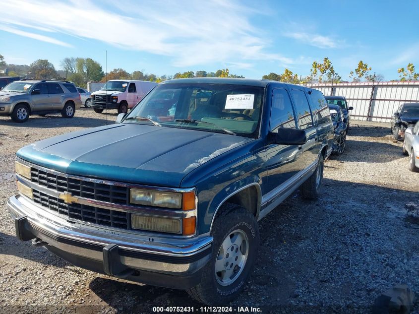 1993 Chevrolet Suburban K1500 VIN: 1GNFK16K4PJ315530 Lot: 40752431