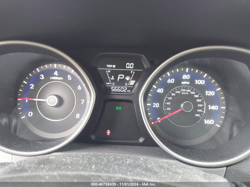 2014 Hyundai Elantra Se VIN: 5NPDH4AEXEH536041 Lot: 40752439