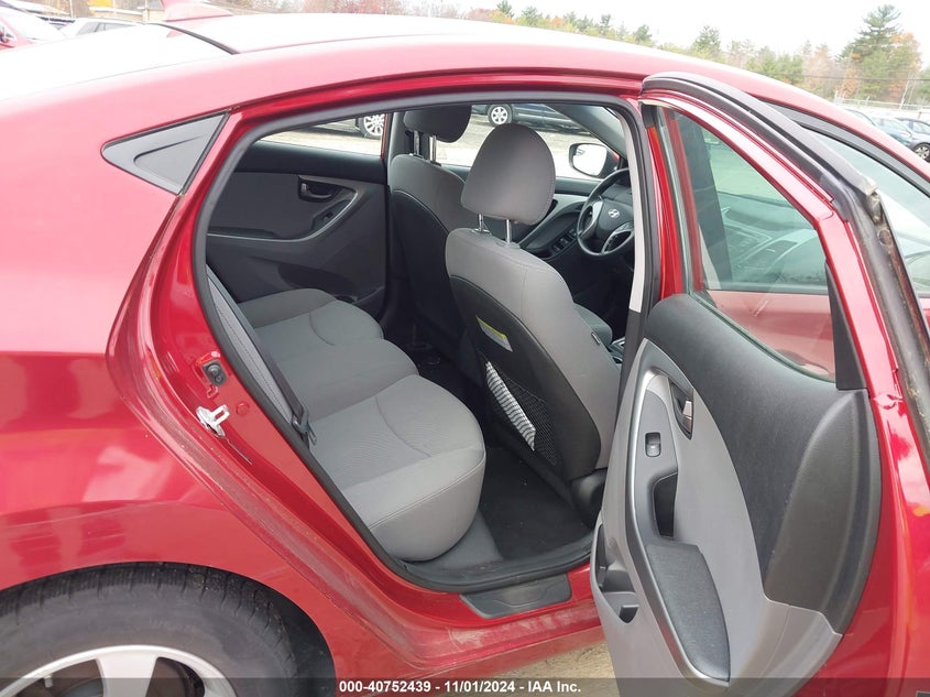 2014 Hyundai Elantra Se VIN: 5NPDH4AEXEH536041 Lot: 40752439