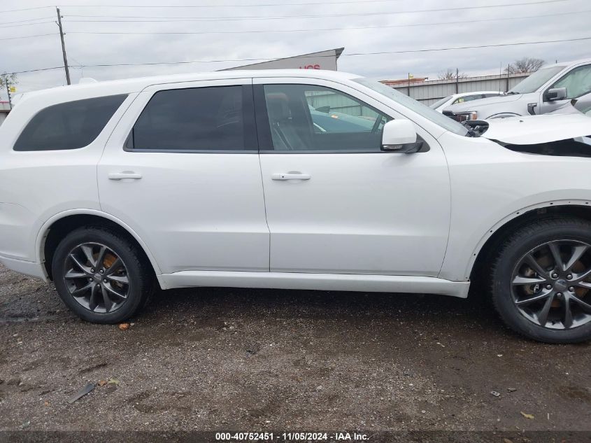 2017 Dodge Durango Gt Awd VIN: 1C4RDJDG4HC897200 Lot: 40752451