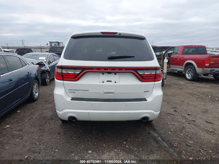 2017 Dodge Durango Gt Awd VIN: 1C4RDJDG4HC897200 Lot: 40752451