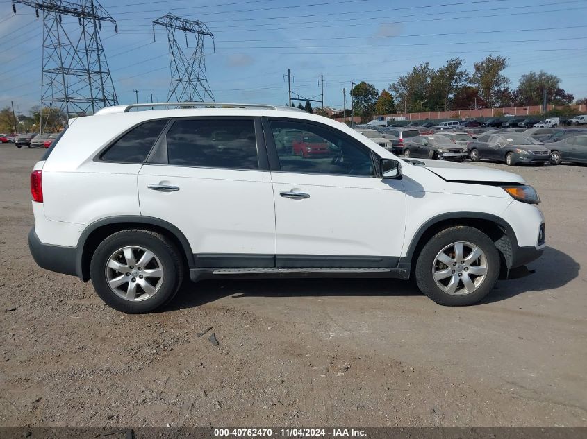 2013 Kia Sorento Lx VIN: 5XYKT3A66DG395435 Lot: 40752470