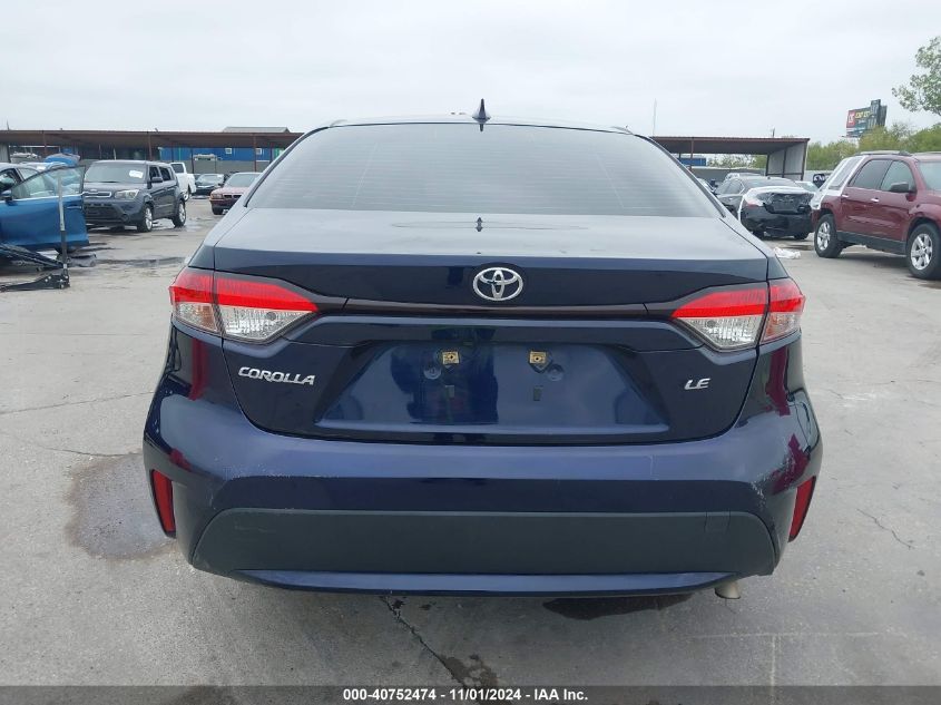 2021 Toyota Corolla Le VIN: JTDEPMAE5MJ138118 Lot: 40752474