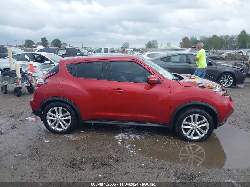 2015 Nissan Juke Sl VIN: JN8AF5MR1FT511995 Lot: 40752536