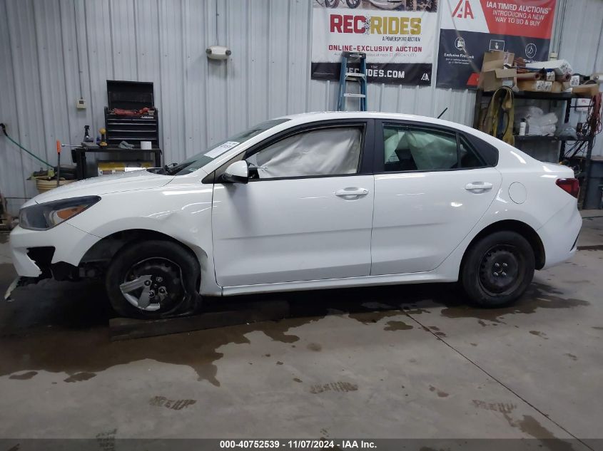 2022 Kia Rio Lx VIN: 3KPA24AD6NE479613 Lot: 40752539