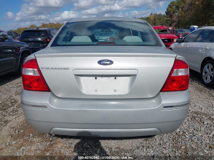 2006 Ford Five Hundred Se VIN: 1FAFP23116G156365 Lot: 40752542