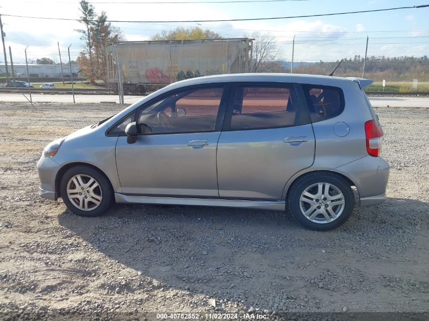 2008 Honda Fit Sport VIN: JHMGD37638S064028 Lot: 40752552