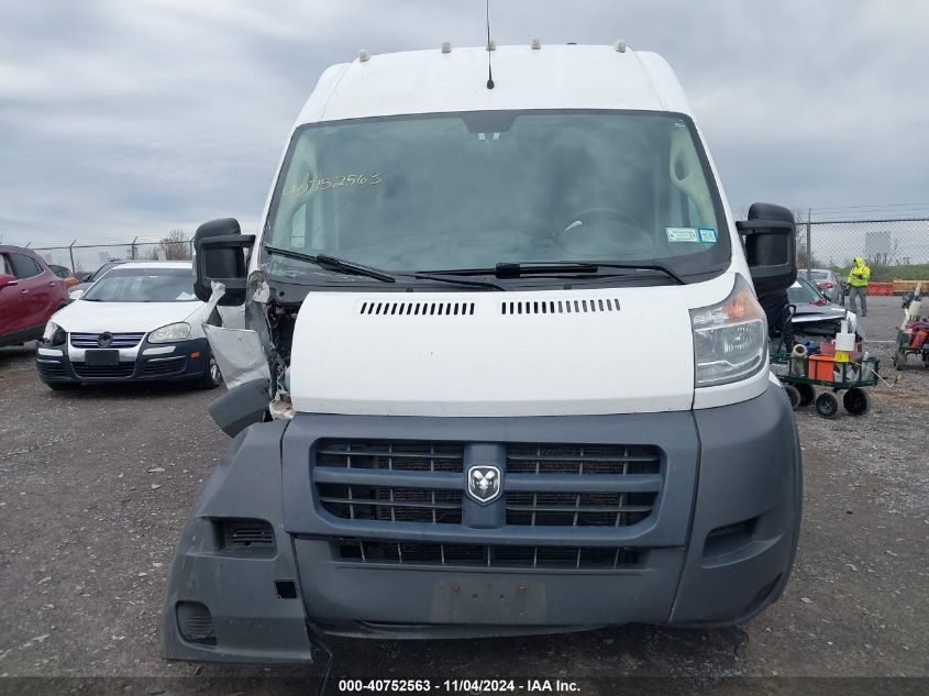 2018 Ram Promaster 3500 Cargo Van High Roof 159 Wb Ext VIN: 3C6URVJG8JE108320 Lot: 40752563