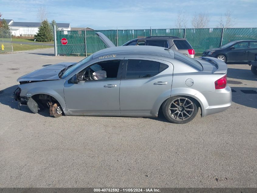 2013 Dodge Avenger Se V6 VIN: 1C3CDZAG5DN771522 Lot: 40752592