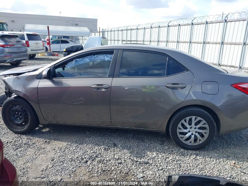 2017 Toyota Corolla Le VIN: 2T1BURHE8HC826050 Lot: 40752608