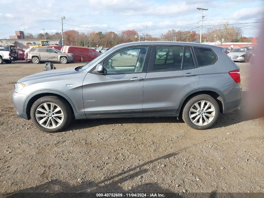 2014 BMW X3 xDrive28I VIN: 5UXWX9C51E0D42230 Lot: 40752609