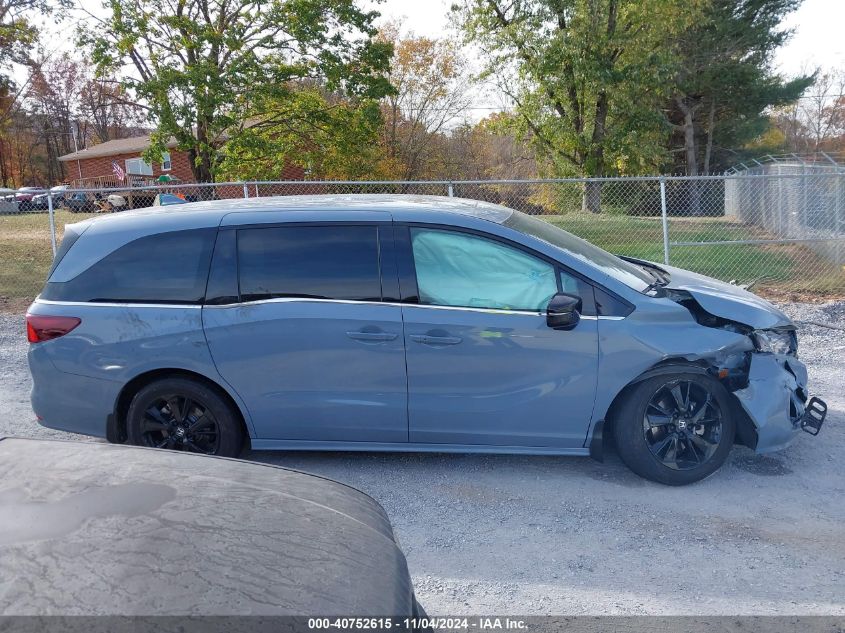 2023 Honda Odyssey Sport VIN: 5FNRL6H72PB080240 Lot: 40752615