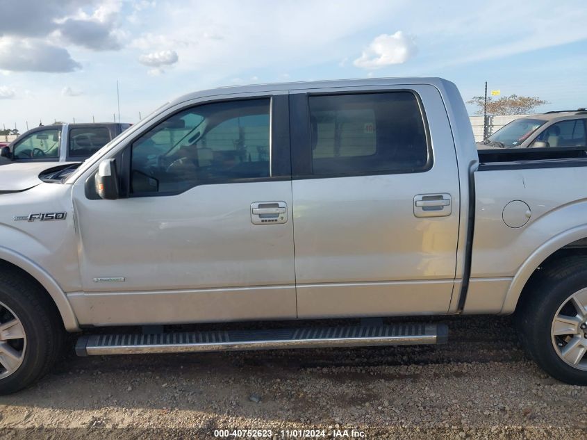 2013 FORD F-150 LARIAT - 1FTFW1CT9DFA91017