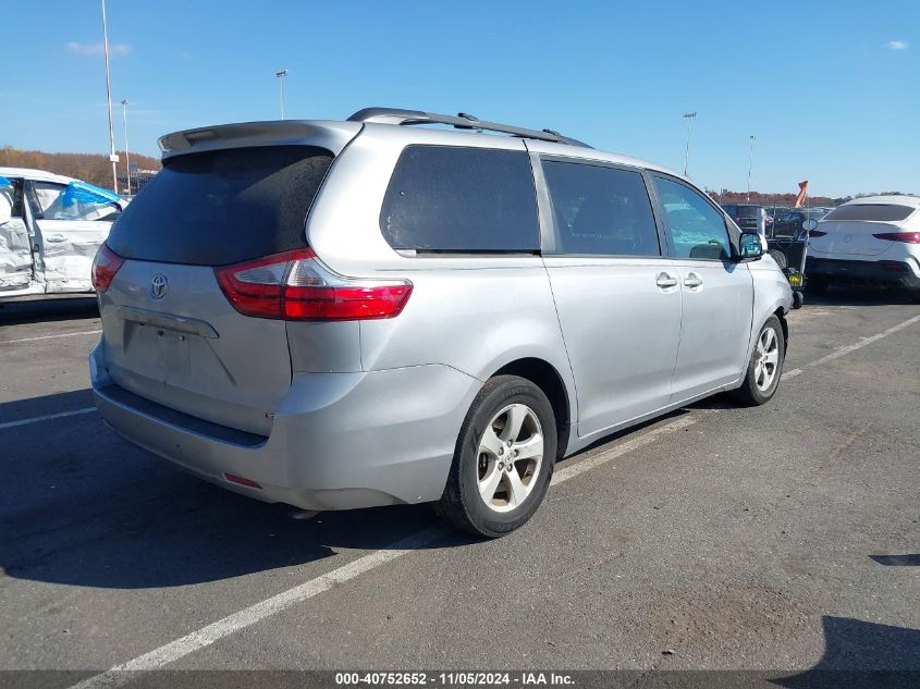 2015 Toyota Sienna Le 8 Passenger VIN: 5TDKK3DC0FS645438 Lot: 40752652