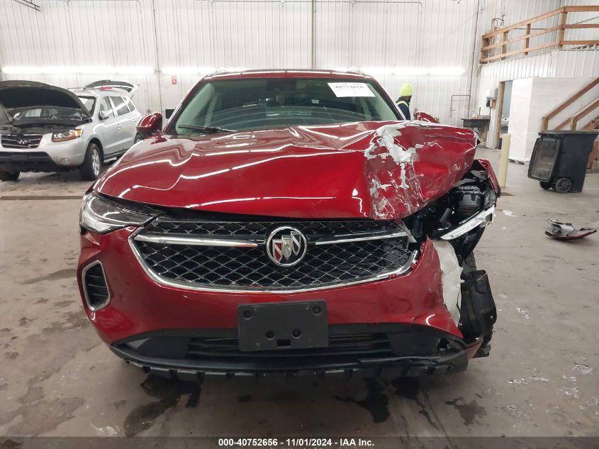 2022 Buick Envision Awd Avenir VIN: LRBFZSR40ND049473 Lot: 40752656