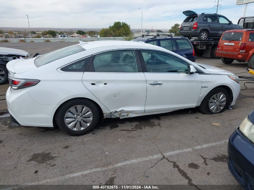 2016 Hyundai Sonata Hybrid Se VIN: KMHE24L15GA037265 Lot: 40752675