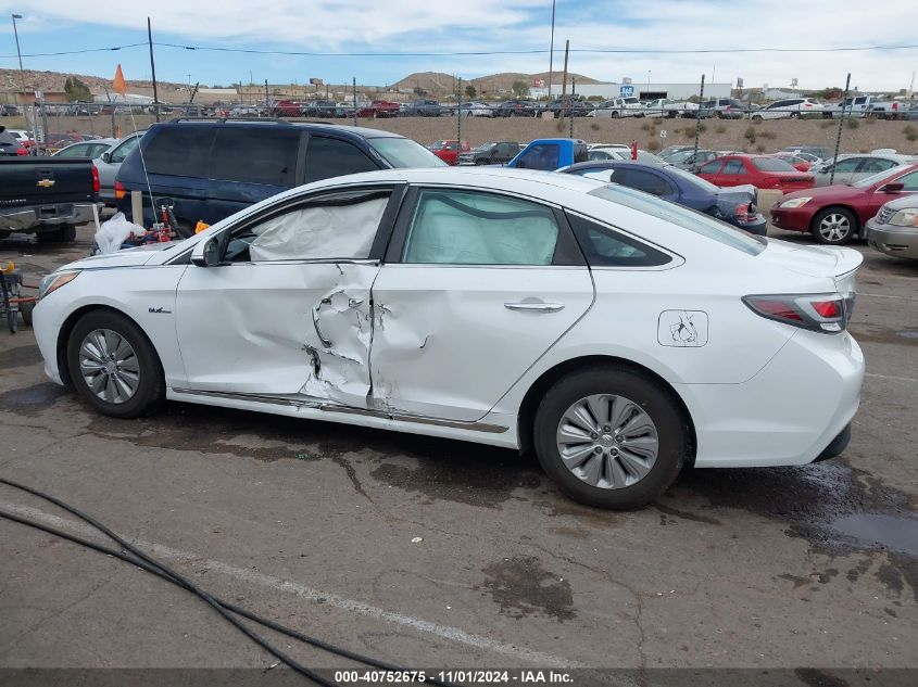 2016 Hyundai Sonata Hybrid Se VIN: KMHE24L15GA037265 Lot: 40752675