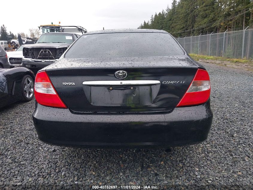 2002 Toyota Camry Le VIN: 4T1BE32K12U068129 Lot: 40752697