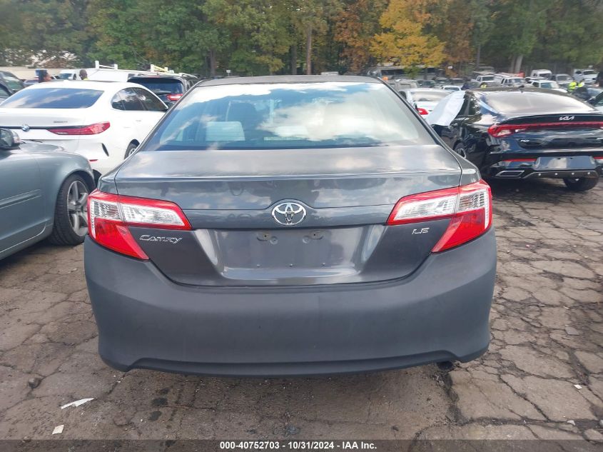 2012 Toyota Camry Le VIN: 4T1BF1FK6CU066373 Lot: 40752703