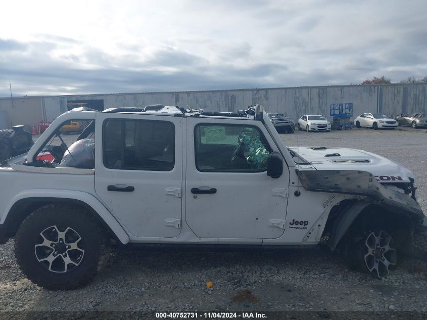 2021 Jeep Wrangler Unlimited Rubicon 4X4 VIN: 1C4JJXFM3MW780020 Lot: 40752731