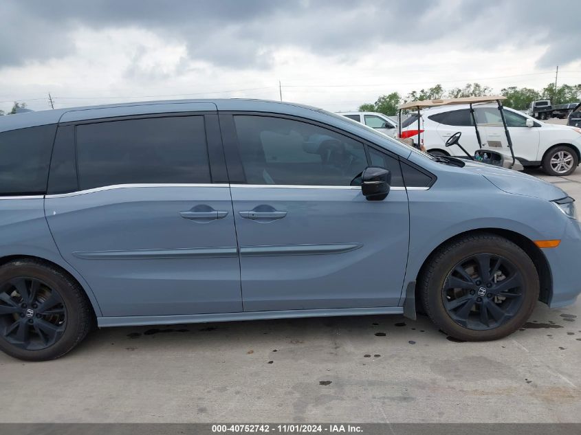 2023 Honda Odyssey Sport VIN: 5FNRL6H7XPB016253 Lot: 40752742