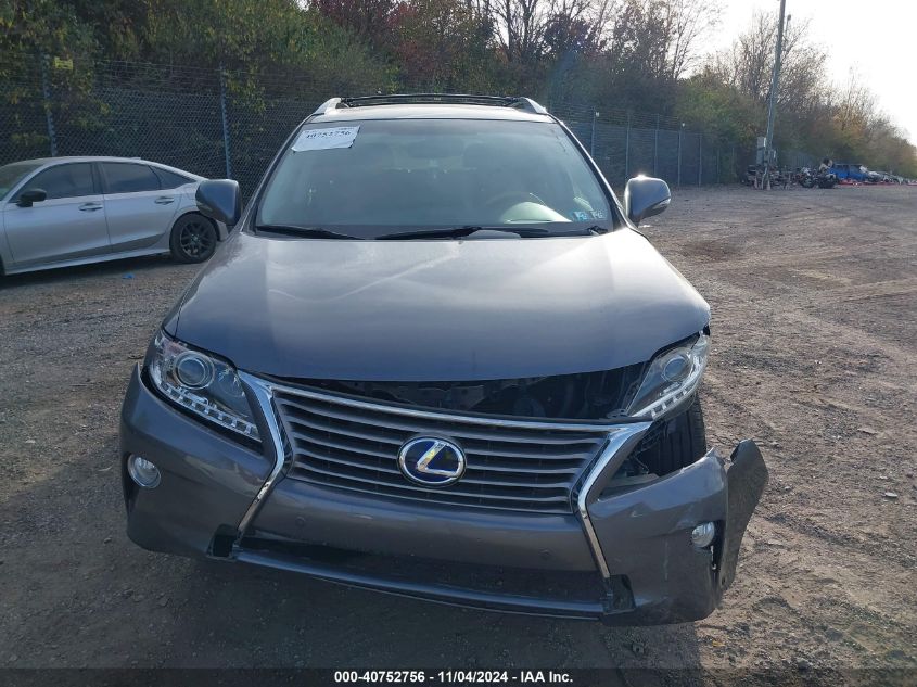 2014 Lexus Rx 450H VIN: JTJBC1BA1E2458554 Lot: 40752756