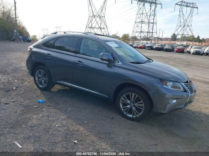 VIN JTJBC1BA1E2458554 2014 Lexus RX, 450H no.1