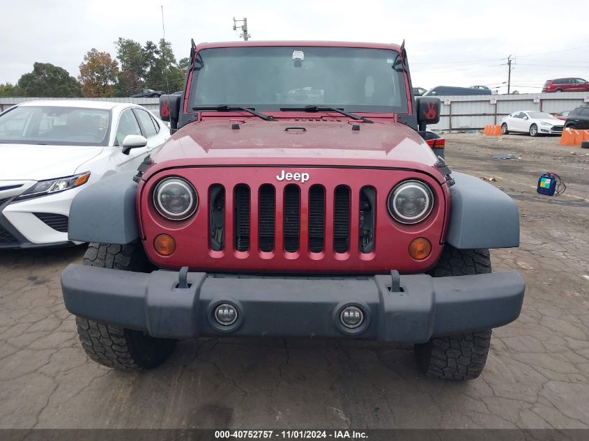 2013 Jeep Wrangler Unlimited Sport VIN: 1C4BJWDGXDL607026 Lot: 40752757