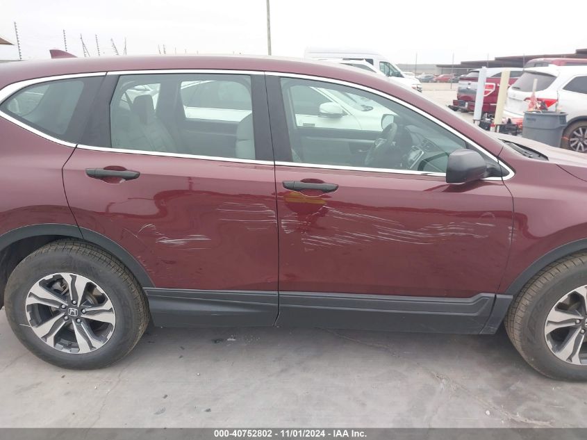 2018 HONDA CR-V LX - 2HKRW5H37JH421137