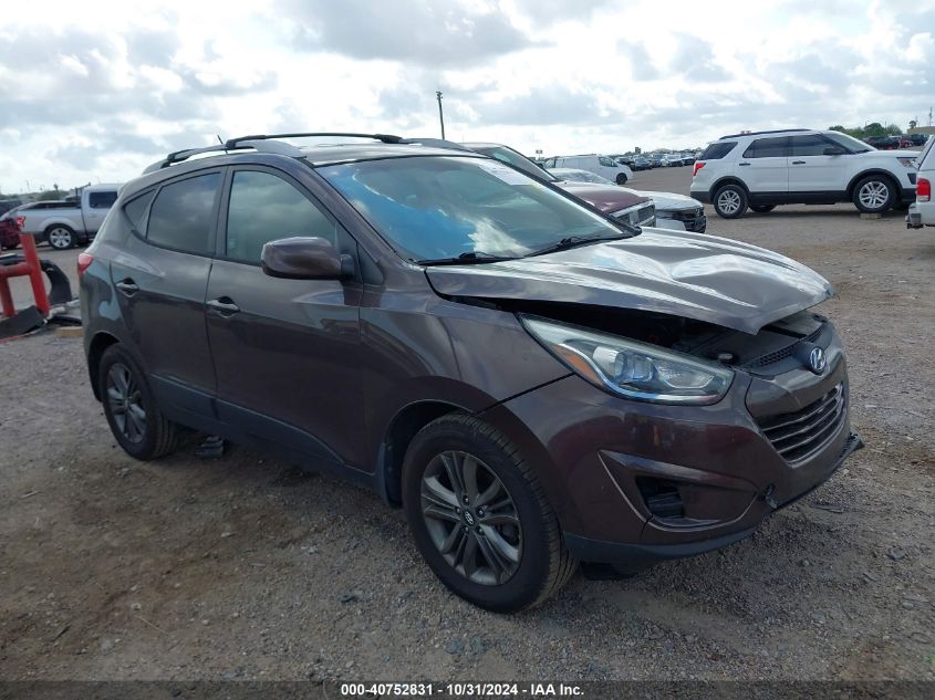 2014 Hyundai Tucson Se VIN: KM8JUCAG2EU916275 Lot: 40752831