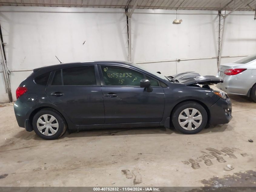 2015 Subaru Impreza 2.0I VIN: JF1GPAA69F8205674 Lot: 40752832