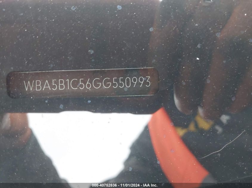 2016 BMW 535I - WBA5B1C56GG550993