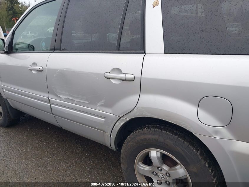 2006 Honda Pilot Ex VIN: 2HKYF184X6H506171 Lot: 40752858