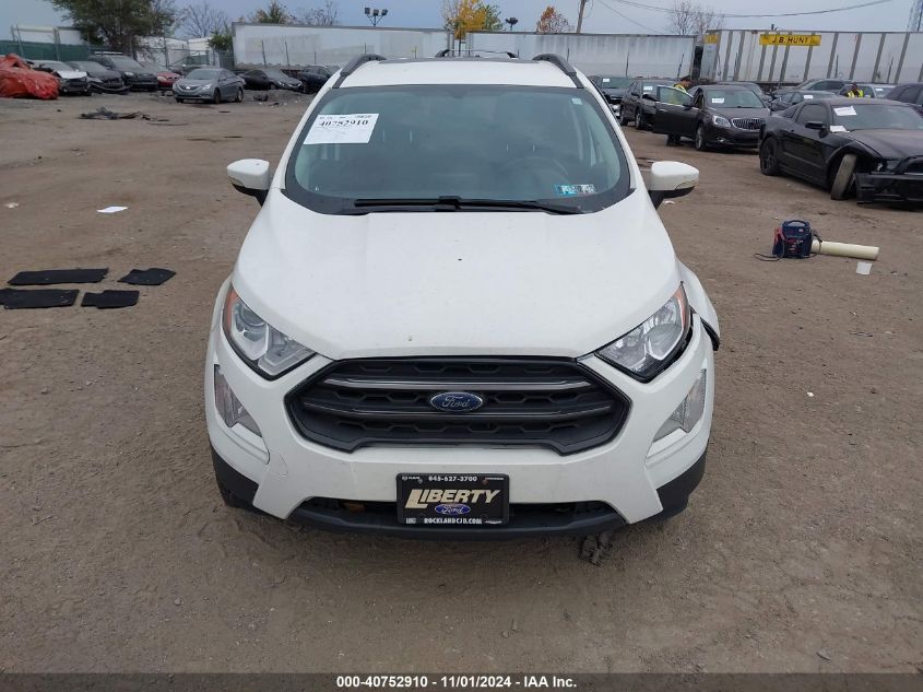 2018 Ford Ecosport Se VIN: MAJ6P1UL0JC166136 Lot: 40752910