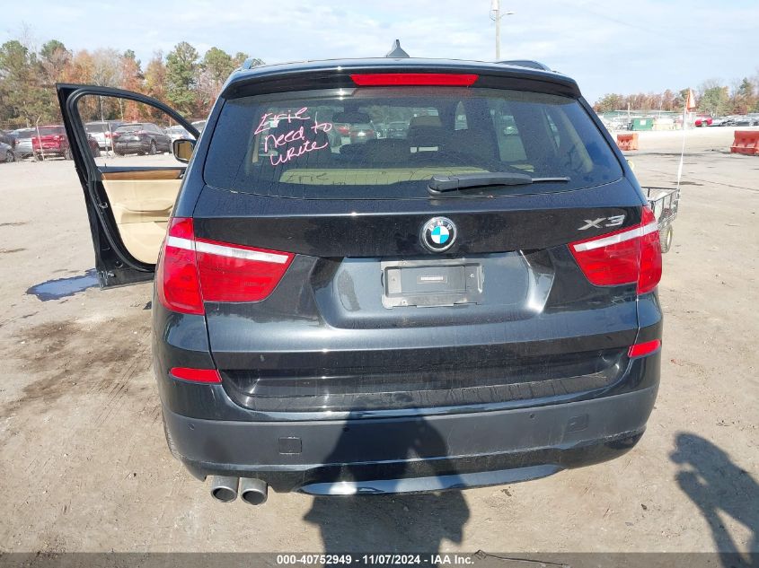 2014 BMW X3 xDrive28I VIN: 5UXWX9C50E0D22664 Lot: 40752949