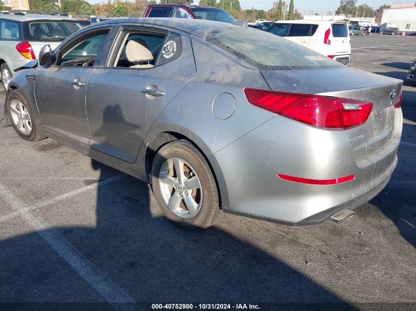 2014 Kia Optima Lx VIN: KNAGM4A77E5476341 Lot: 40752980