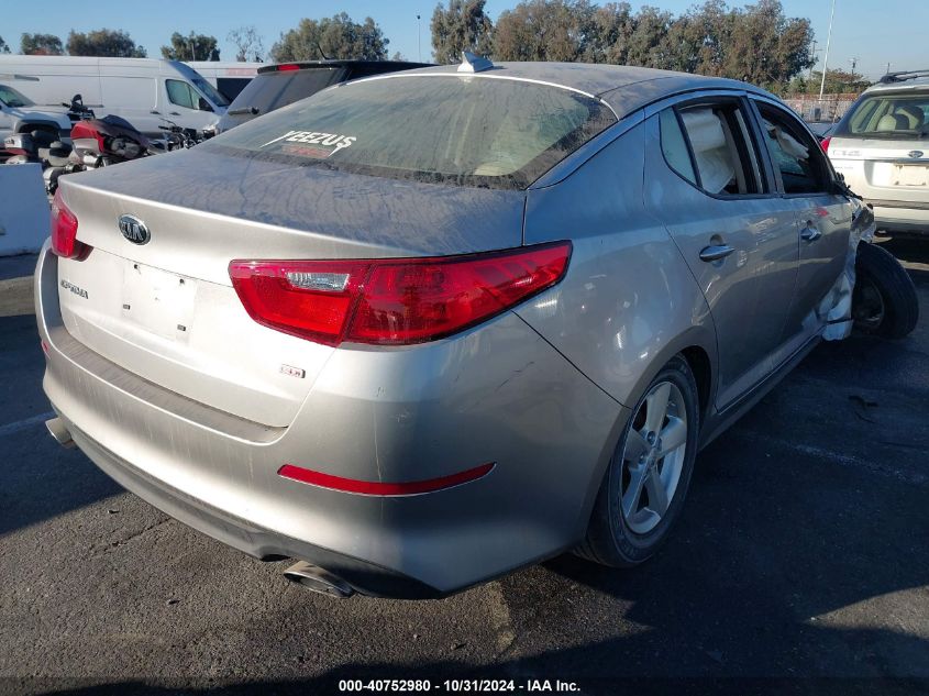 2014 Kia Optima Lx VIN: KNAGM4A77E5476341 Lot: 40752980