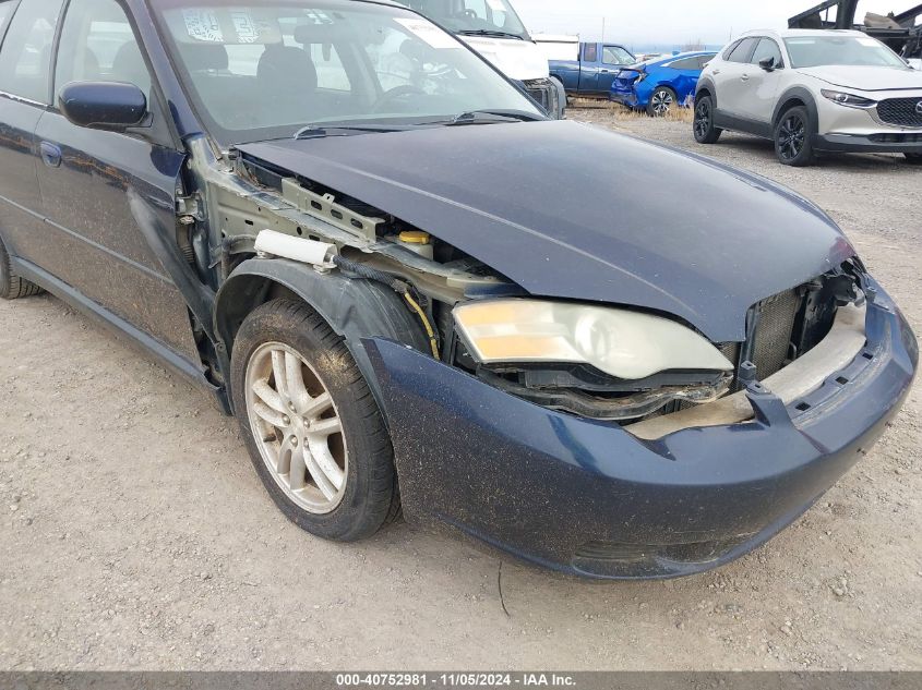 2005 Subaru Legacy 2.5I VIN: 4S3BP616556378846 Lot: 40752981