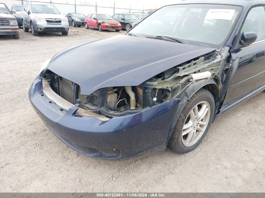 2005 Subaru Legacy 2.5I VIN: 4S3BP616556378846 Lot: 40752981