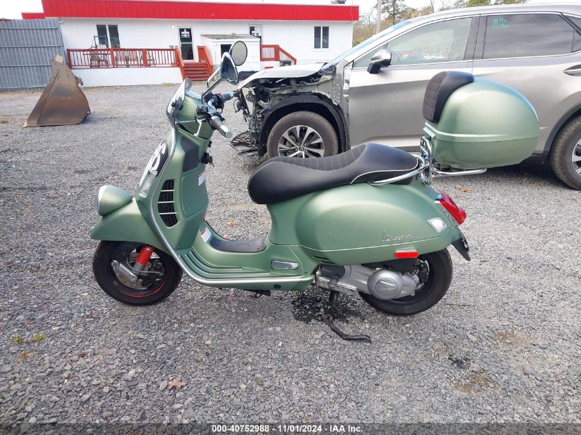 2018 Vespa Gts/Sei Giorni VIN: ZAPMA39L7J5400170 Lot: 40752988