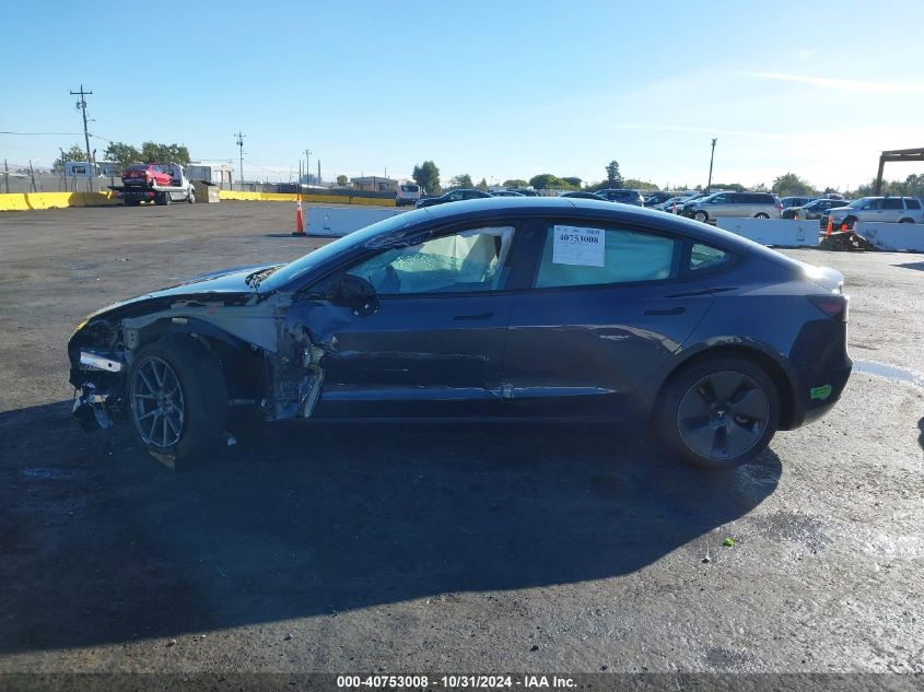 VIN 5YJ3E1EBXNF164816 2022 TESLA MODEL 3 LONG RANGE DUAL MOTOR ALL-WHEEL DRIVE