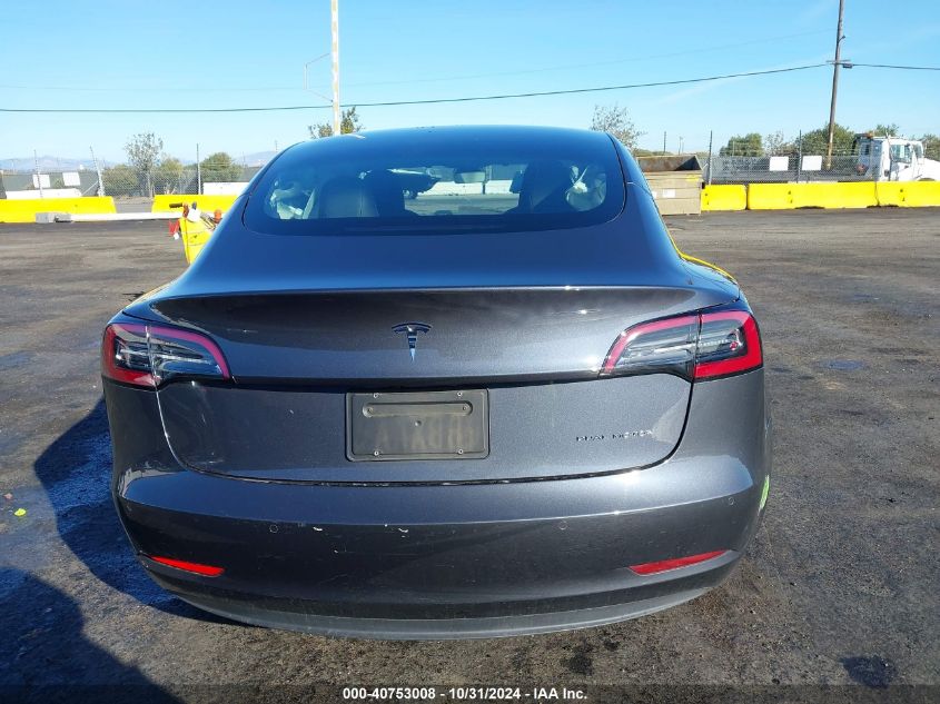 2022 Tesla Model 3 Long Range Dual Motor All-Wheel Drive VIN: 5YJ3E1EBXNF164816 Lot: 40753008