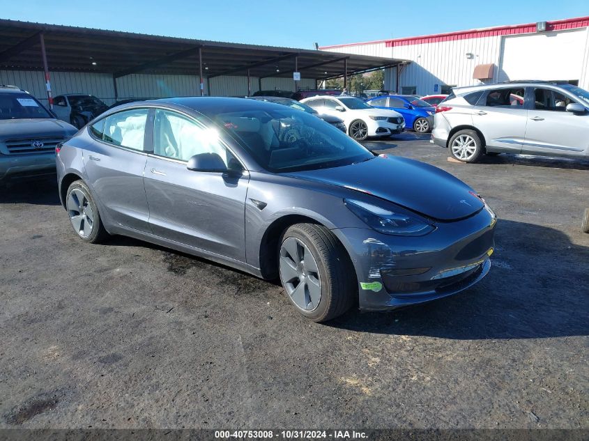 2022 TESLA MODEL 3  (VIN: 5YJ3E1EBXNF164816)