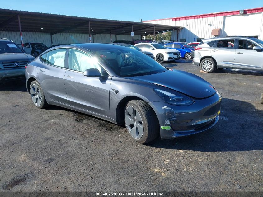 2022 Tesla Model 3 Long Range Dual Motor All-Wheel Drive VIN: 5YJ3E1EBXNF164816 Lot: 40753008