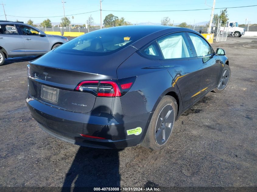 2022 Tesla Model 3 Long Range Dual Motor All-Wheel Drive VIN: 5YJ3E1EBXNF164816 Lot: 40753008