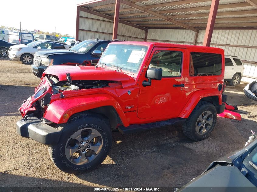 2017 Jeep Wrangler Sahara 4X4 VIN: 1C4AJWBG3HL540144 Lot: 40753025