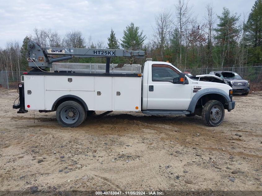 2008 Ford F-550 Chassis Xl/Xlt VIN: 1FDAF57R28EB43207 Lot: 40753047