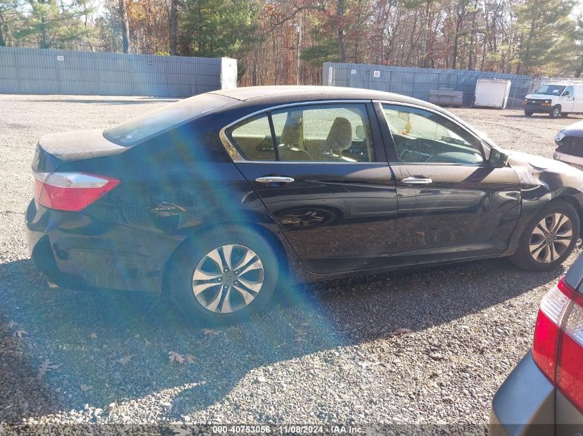 2013 Honda Accord Lx VIN: 1HGCR2F36DA276877 Lot: 40753056