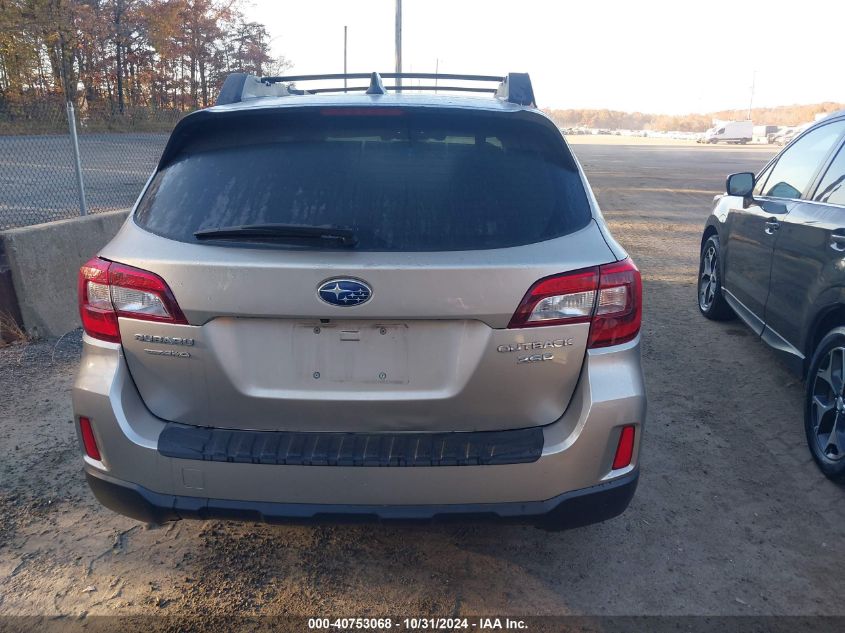 2016 Subaru Outback 3.6R Limited VIN: 4S4BSENC4G3326276 Lot: 40753068